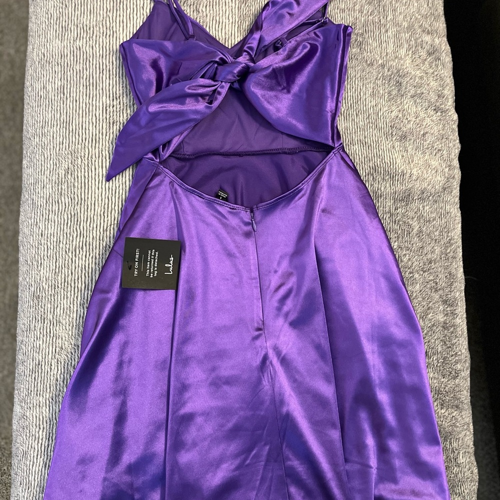 Lulu’s NWT Size S short purple dress